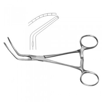 Subramanian Atrauma Aortic Clamp Stainless Steel, 16 cm - 6 1/4"